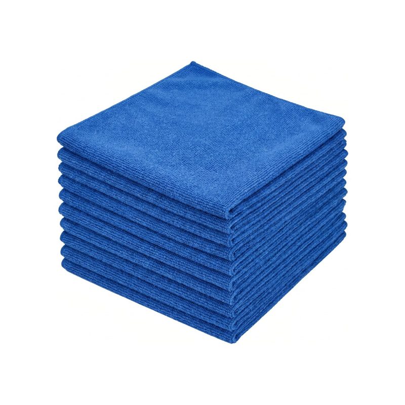 Baal microvezeldoeken blauw 40 x 40 cm, 250 g/m², 1000 stuks per baal