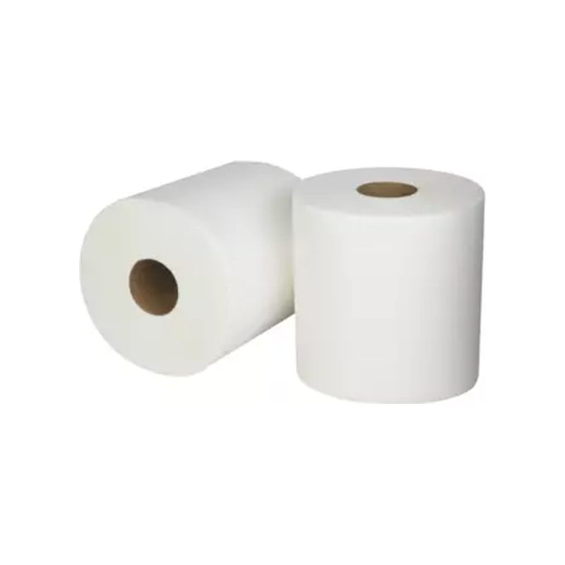 Pallet midi poetsrol cellulose 2-laags wit, 31,5 x 19 cm, 6 rollen per pak