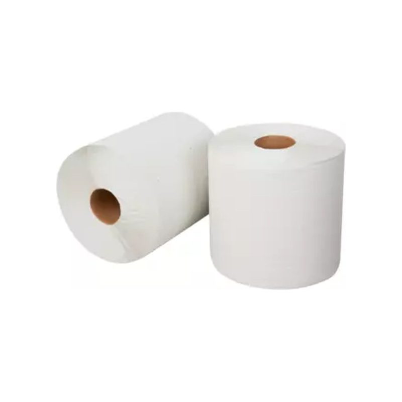Pallet midi poetsrol gerecycled 1-laags naturel, 270 meter, 6 rollen per pak