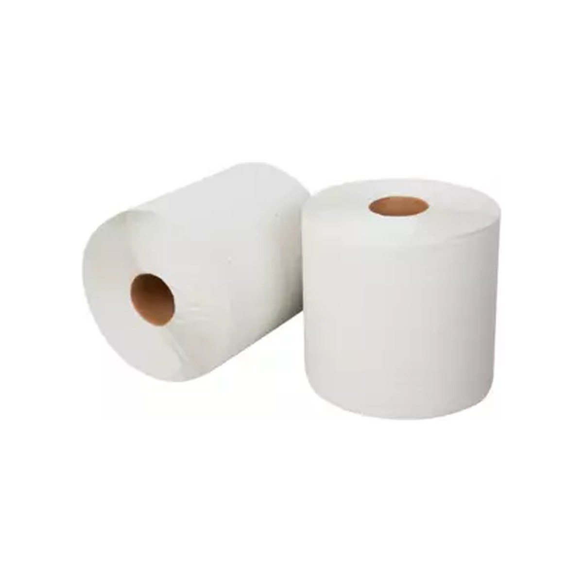 Pallet midi poetsrol gerecycled 1-laags naturel, 270 meter, 6 rollen per pak