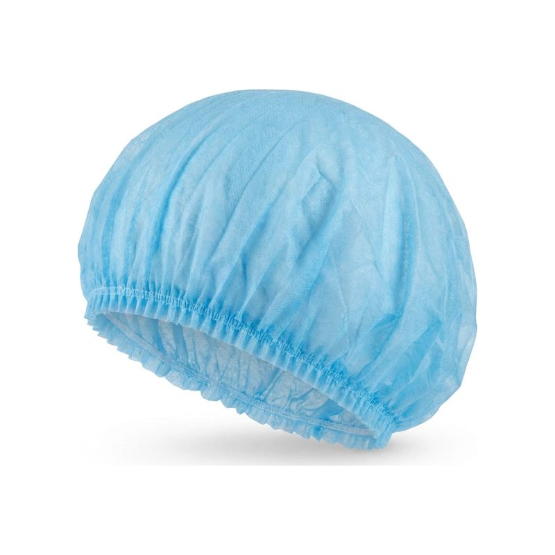 Pallet haarnetjes PP non-woven blauw, 100 stuks per zak