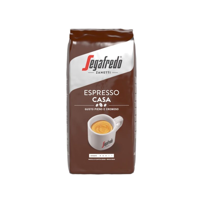 Pallet koffiebonen Segafredo Espresso Casa, 1 kg, 8 zakken per doos