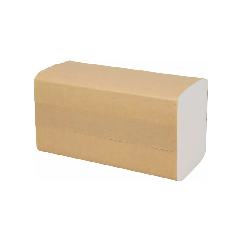 Pallet handdoekpapier interfold cellulose 2-laags wit, 32 x 22 cm, 20 bundels per doos