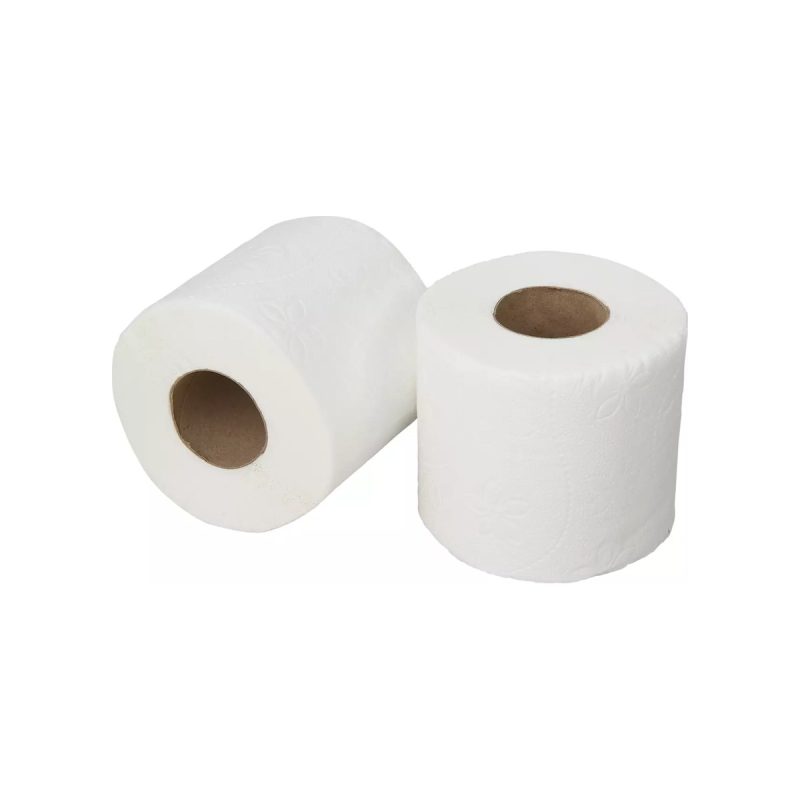 Pallet toiletpapier traditioneel cellulose 2-laags wit, 200 vel, 48 rollen per pak