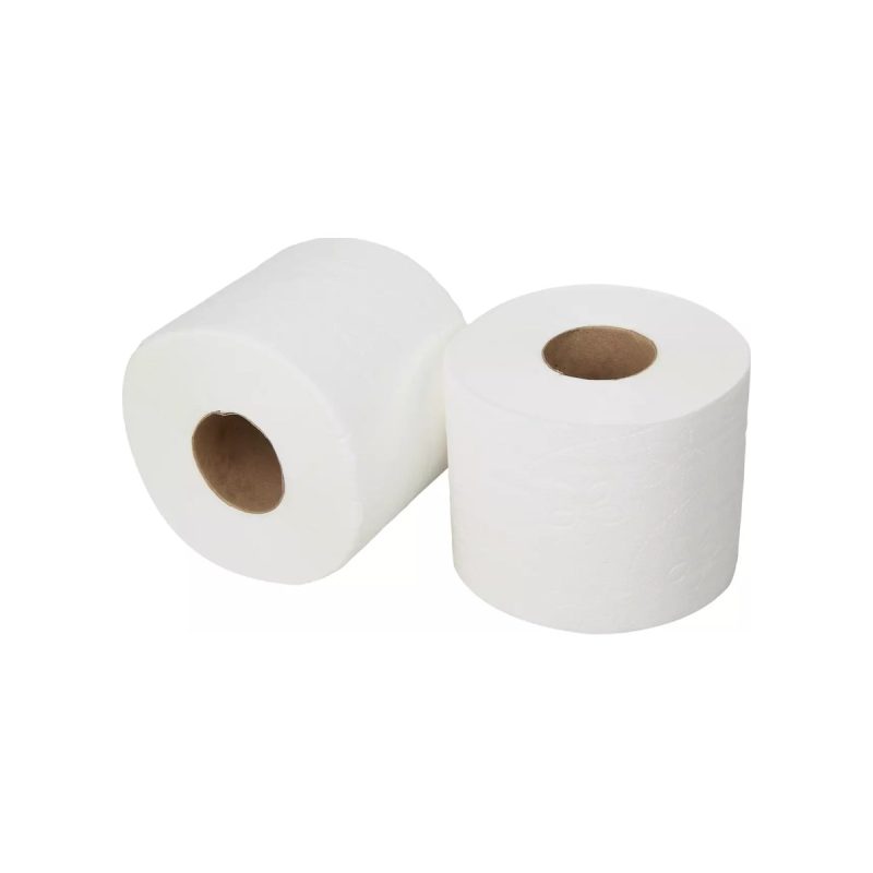 Pallet toiletpapier traditioneel cellulose 2-laags wit, 400 vel, 40 rollen per pak