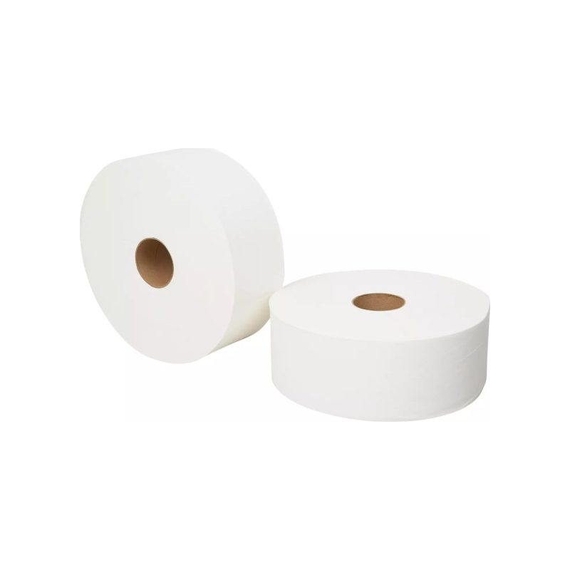 Pallet toiletpapier maxi jumborol 2-laags wit, 380 meter, 6 rollen per doos