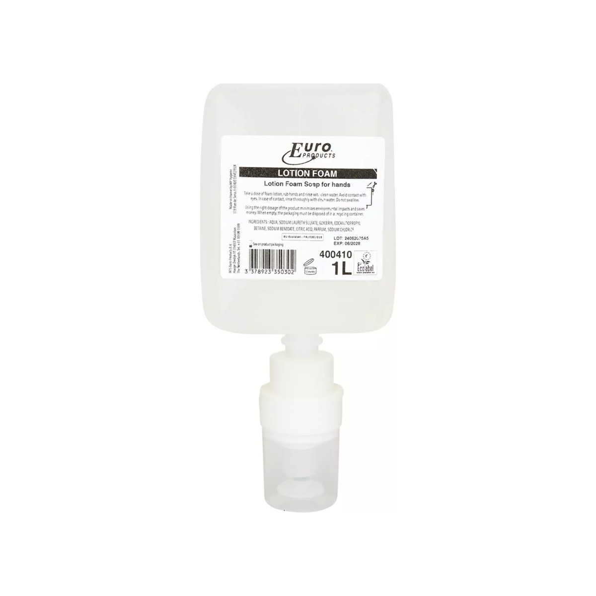Pallet foamzeep mild, 1.000 ml, 6 flacons per doos