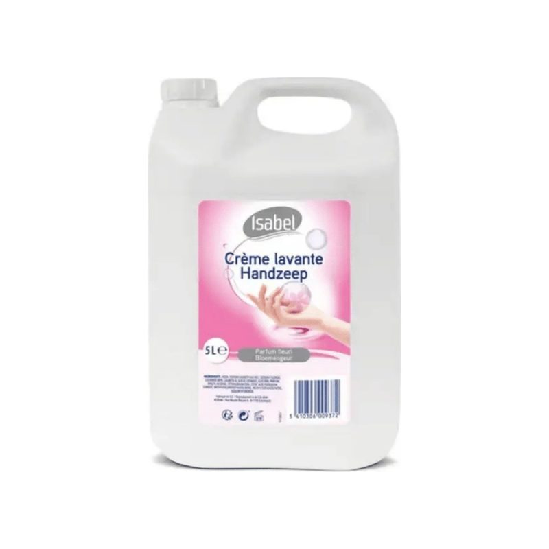 Pallet vloeibare handzeep mild wit, 5 liter, 144 cans per pallet