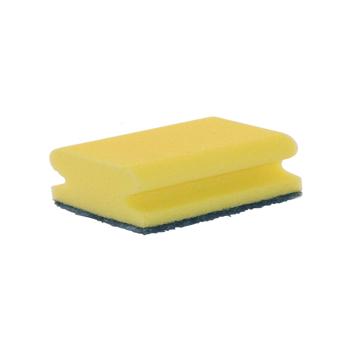 Pallet schuurspons met greep geel-groen, 140 x 70 x 42 mm, set van 10