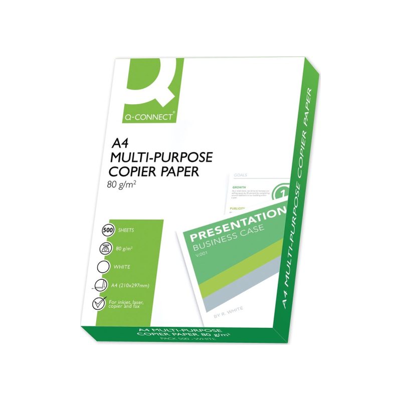 Pallet Q-CONNECT Premium wit kopieerpapier 80 G, pak 500 vel