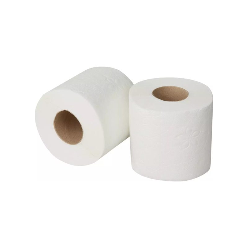 Pallet toiletpapier traditioneel cellulose 2-laags wit, 200 vel, 48 rollen per pak